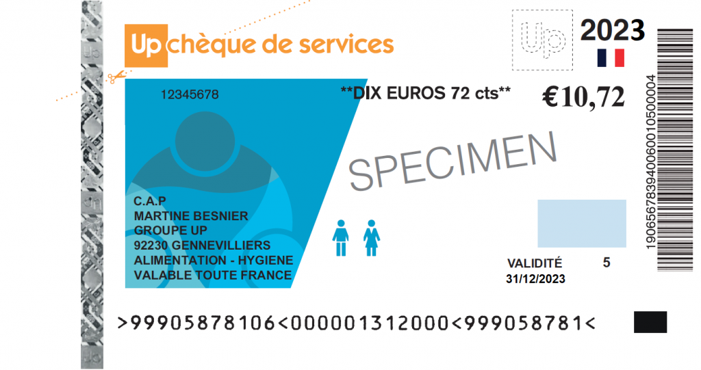 UP cheque de services